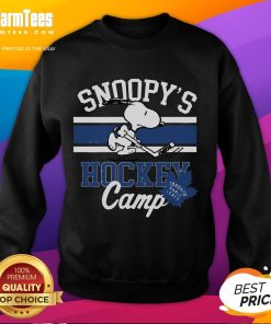 Good Snoopy Toronto Maple Leafs sweatshirt from Snoopy's Hockey Camp featuring all NHL teams design.