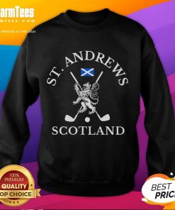 Cozy Good St. Andrews Scotland sweatshirt featuring a classic design, perfect for showcasing your love for Scotland.
