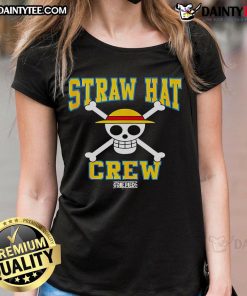 Good Straw Hat Crew Athletic Type Jolly Rogers Ladies Tee featuring a vibrant design perfect for casual summer wear.