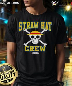 Good Straw Hat Crew Athletic Type Jolly Rogers T-Shirt featuring vibrant pirate graphics and comfortable fit for fans.
