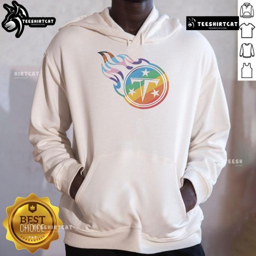 Good Tennessee Titans Logo Pride Hoodie featuring the iconic team logo on a stylish design, perfect for fans.