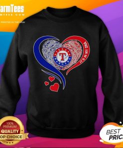 Cozy sweatshirt featuring 'Good Texas Rangers Baseball It's In My DNA' design, perfect for fans showcasing team pride.