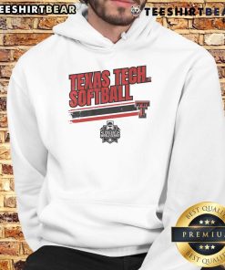 Good Texas Tech Softball Women's College World Series Stripe Hoodie featuring team colors and logo, perfect for fans.