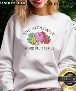Good The Alchemist Mixed Fruit Series Sweatshirt featuring vibrant fruit designs, perfect for stylish casual wear.