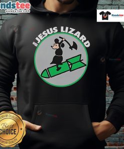 Alt Text: Good The Jesus Lizard Maus Mit Bombe Hoodie featuring vibrant graphic design and stylish fit for music fans.