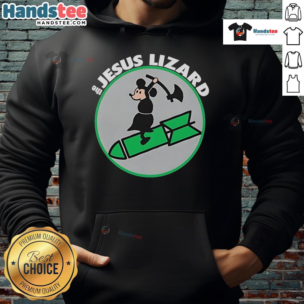 Good The Jesus Lizard Maus Mit Bombe Hoodie Alt Text: Good The Jesus Lizard Maus Mit Bombe Hoodie featuring vibrant graphic design and stylish fit for music fans.