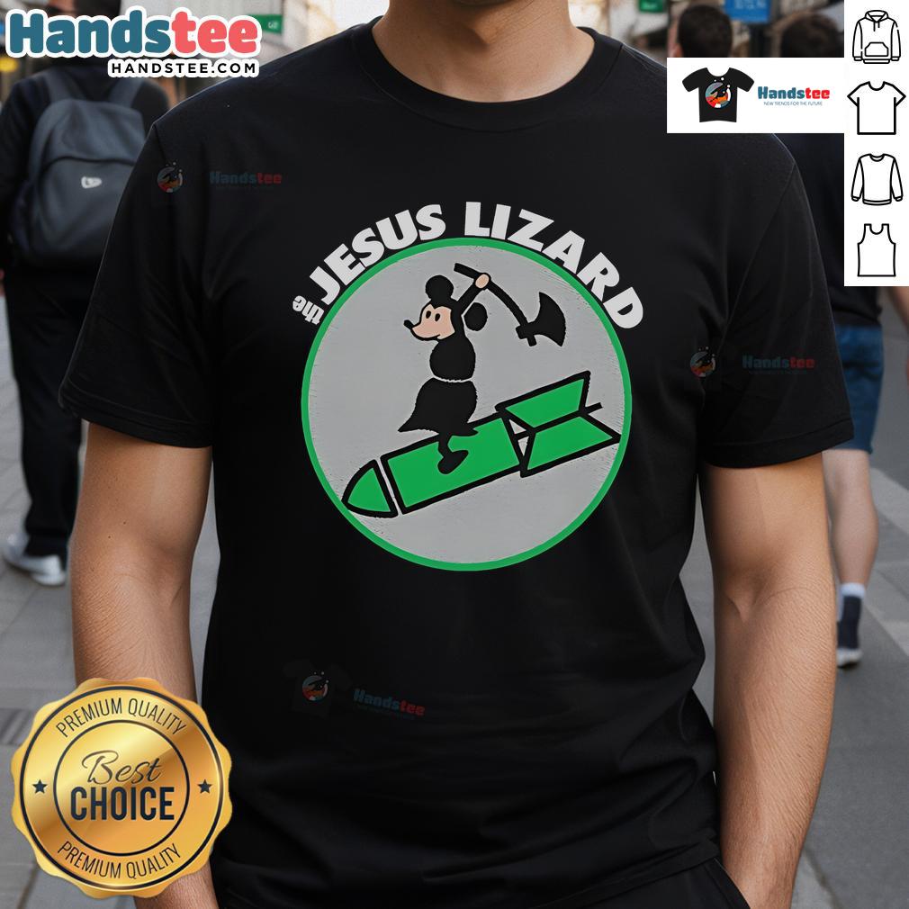 Good The Jesus Lizard Maus Mit Bombe T Shirt Alt Text: Good The Jesus Lizard Maus mit Bombe T-Shirt featuring unique graphic design inspired by the iconic band.