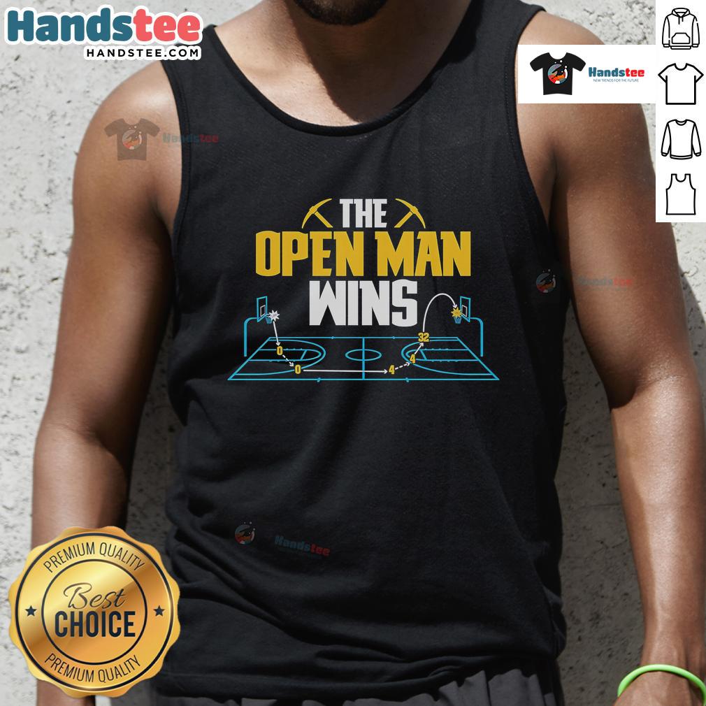 Good The Open Man Wins Tank Top Good The Open Man Wins tank top showcasing a stylish design perfect for casual wear and summer outings.