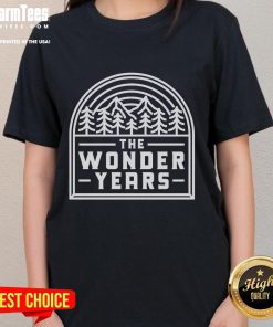 Good The Wonder Years Washington Square Park Forest Ladies Tee featuring a scenic park design in vibrant colors.