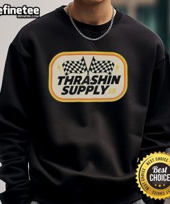 Good Thrashin Supply Rally Sweatshirt in vibrant colors, perfect for casual wear and outdoor activities.