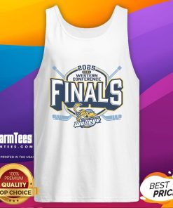 Good Toledo Walleye Buckner Western Conference Finals tank top featuring team logo and vibrant colors, perfect for fans.