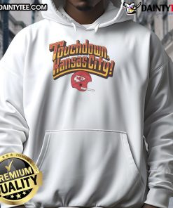 Good Touchdown Kansas City Chiefs hoodie featuring vibrant team colors and logo, perfect for fans and game day apparel.