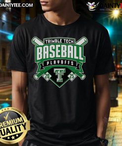 Good Trimble Tech Baseball Playoffs 2025 T-Shirt featuring a vibrant design perfect for fans and players celebrating the season.