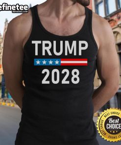 Good Trump 2028 tank top featuring bold graphics and a patriotic design for supporters of Trump's 2028 campaign.