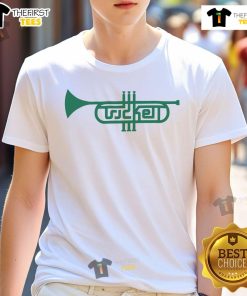 Good Trumpet Trickett England T-Shirt featuring a vibrant design, perfect for music lovers and fans of British fashion.