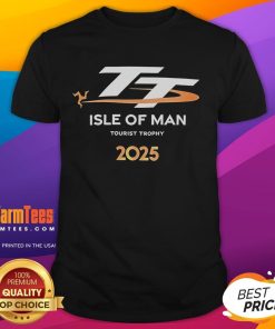 Good Tt Tourist Trophy Isle Of Man 2025 T-Shirt featuring iconic motorcycle racing graphics and vibrant colors.