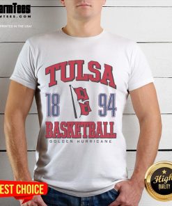 Good Tulsa Golden Hurricane Basketball T-Shirt featuring team colors and logo, perfect for fans and game day wear.