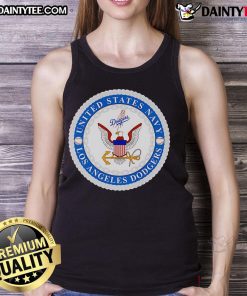 Good United States Navy Los Angeles Dodgers tank top featuring team logo and stylish design for fans.