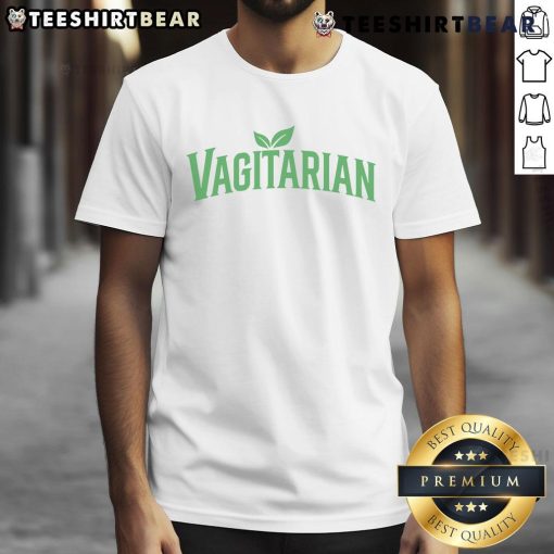Good Vagitarian T-Shirt featuring a playful design promoting vegetarianism and a love for healthy eating.