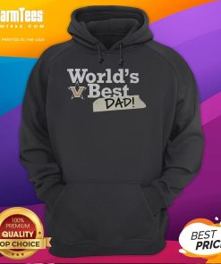 Alt Text: Good Vanderbilt Commodores World's Best Dad Hoodie in navy blue, perfect gift for proud dads and fans.