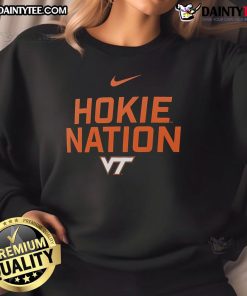 Good Virginia Tech Hokies Nation sweatshirt in maroon, perfect for fans showing school spirit.