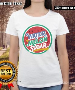 Good Watermelon Sugar Ladies Tee featuring a vibrant watermelon graphic, perfect for summer fashion and casual wear.