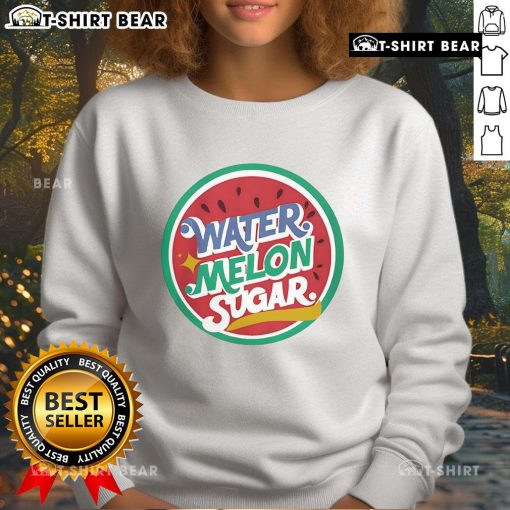 Good Watermelon Sugar sweatshirt featuring vibrant design, perfect for fans of Harry Styles and trendy casual wear.