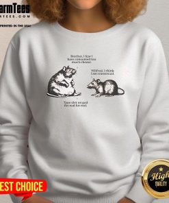 Alt Text: Good Wilfred and His Brother sweatshirt featuring a cozy design, perfect for fans of the show and stylish comfort.