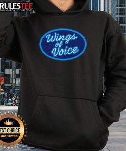 Good Wings Of Voice Hoodie featuring a stylish design, perfect for music lovers and fashion enthusiasts.