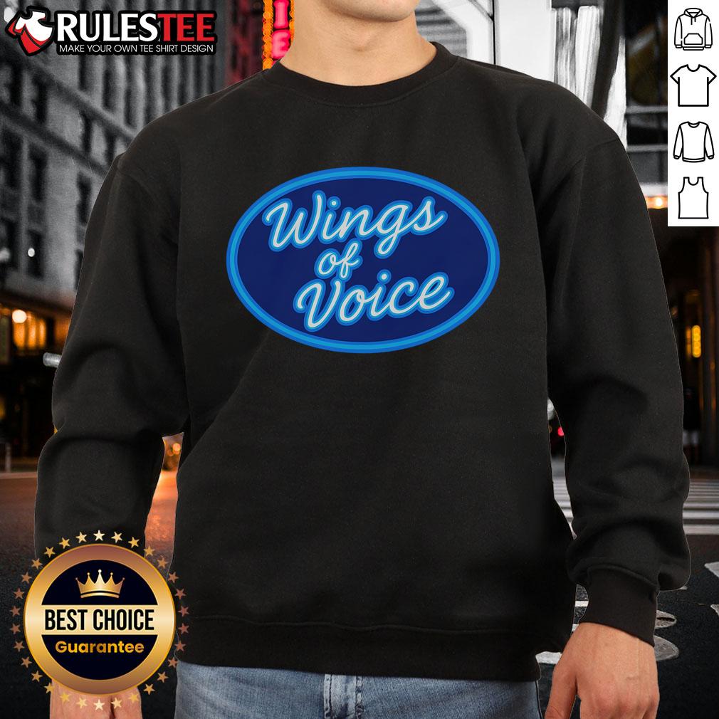 Good Wings Of Voice Sweatshirt Good Wings of Voice sweatshirt featuring a stylish design, perfect for music lovers and casual wear enthusiasts.