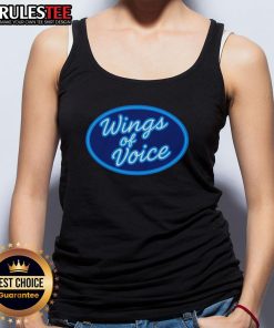 Good Wings of Voice tank top featuring a stylish design, perfect for music lovers and casual wear enthusiasts.