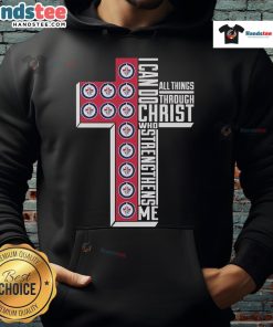 Good Winnipeg Jets hoodie featuring 'I Can Do All Things Through Christ' inspirational quote.