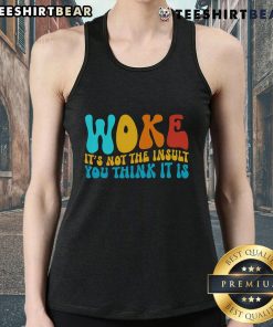 Good Woke Tank Top: Stylish and bold statement piece challenging misconceptions about the term 'woke' in fashion.