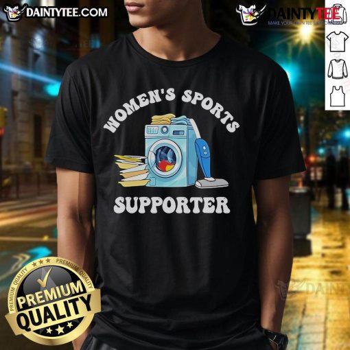 Stylish Women's Sports Supporter T-Shirt in vibrant colors, perfect for active women supporting their favorite teams.