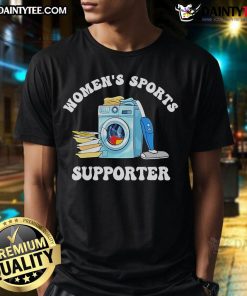 Stylish Women's Sports Supporter T-Shirt in vibrant colors, perfect for active women supporting their favorite teams.