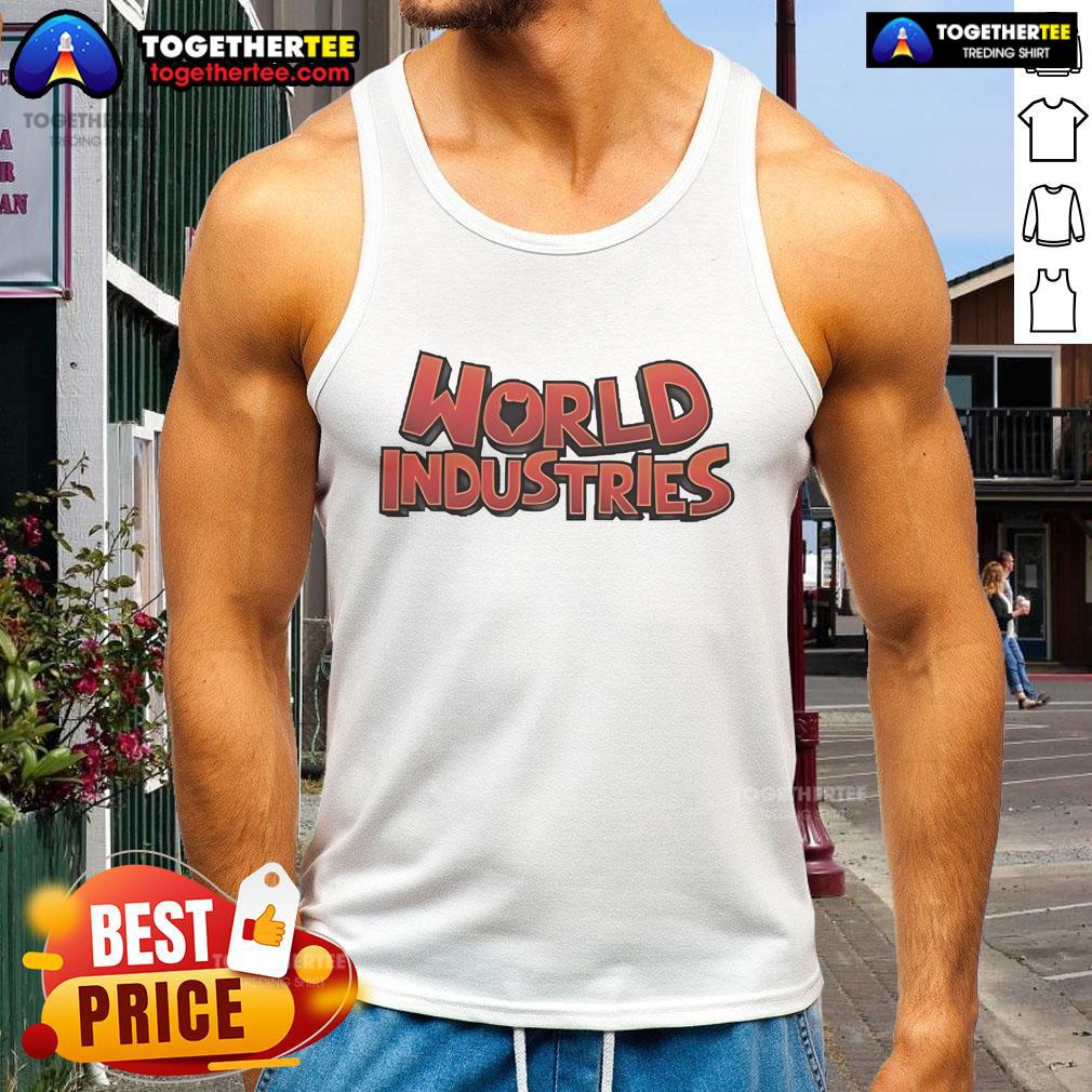 Good World Industries Firecracker World Tank Top Good World Industries Firecracker World tank top featuring vibrant graphics and a stylish design for summer fashion.