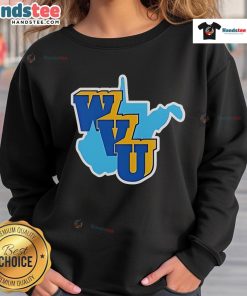 Good WVU West Virginia Mountaineers logo sweatshirt featuring a bold design and vibrant colors for fans and alumni.