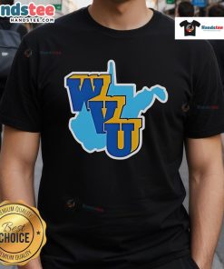 Good WVU West Virginia Mountaineers logo t-shirt featuring vibrant colors and the iconic Mountaineers emblem.