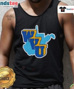 Good WVU West Virginia Mountaineers logo tank top featuring a vibrant design for fans and athletes.