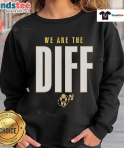 Good Zach Lowe 'We Are The Diff' Cleveland Cavaliers sweatshirt showcasing team spirit and style for fans.