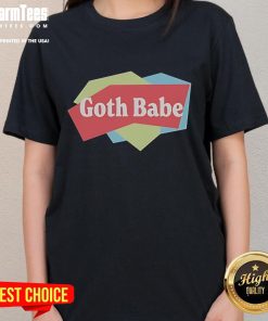 Alt Text: Goth Babe The Lola Tour 2023 Ladies Tee featuring a stylish design perfect for fans of gothic fashion.