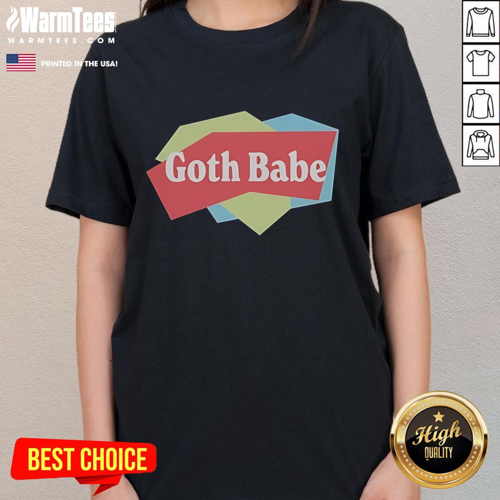 Goth Babe The Lola Tour 2023 Ladies Tee Alt Text: Goth Babe The Lola Tour 2023 Ladies Tee featuring a stylish design perfect for fans of gothic fashion.