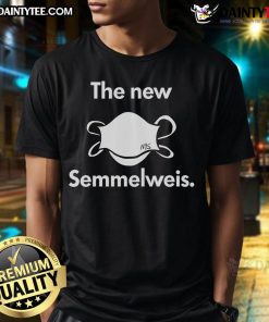 Happy Chrissipoo wearing the new Nis Semmelweis T-Shirt, showcasing a vibrant design and festive spirit.