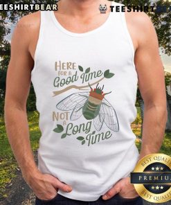 Happy cicadas design on tank top, perfect for summer fun and outdoor events. Enjoy a good time in style!