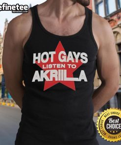 Hot gays enjoying music by Akriila while wearing stylish Niceto tank tops at a vibrant outdoor event.