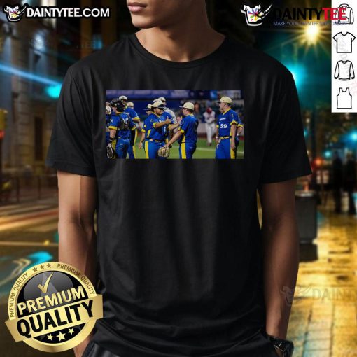 Hot Madison Mallards celebrate grunge history with Madison Neverminds T-shirt, showcasing local culture and music pride.