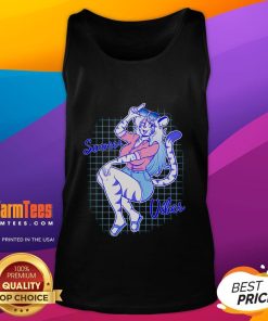 Stylish Hot Modern Yasha summer vibes furry tank top showcased in a bright, sunny outdoor setting.