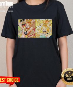 Hot Nami One Piece tee featuring a stylish pirate design, perfect for treasure lovers and anime fans.