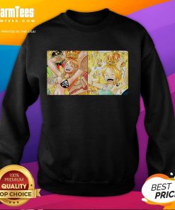 Alt Text: Hot Nami One Piece sweatshirt featuring a pirate design, perfect for fans who love treasure and anime style.