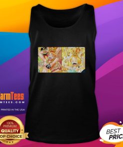 Hot Nami One Piece tank top featuring a stylish pirate design, perfect for fans who love treasure and adventure.